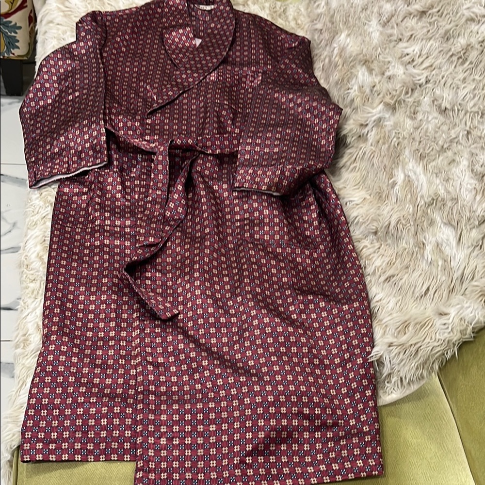 Red Patterned Robe